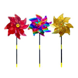 Bird Repeller Pinwheels Reflective Sparkly Bird Deterrent Protect Plant Windmill Decoration Garden Flower Lawn Garden