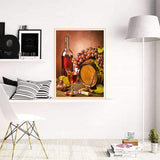 Diamond Painting Red Wine 3D Diamond Painting Round Rhinestone Diamond Painting Embroidery
