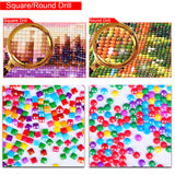 Diamond Painting Red Wine 3D Diamond Painting Round Rhinestone Diamond Painting Embroidery