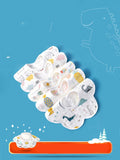 Rotating Flower Waterproof Baby Cloths Saliva Towel Cartoon Soft Round Baby Bibs Feeding Scarf