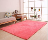 Living Room Rug Area Solid Carpet Fluffy Soft Home Decor White Plush Carpet Bedroom Carpet Kitchen Floor Mats White Rug Tapete