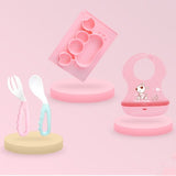 Baby Silicone Suction Cup Dishes Cartoon Learning Bowl Infant Feeding Bowls