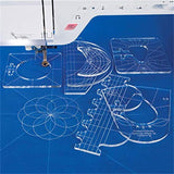 Sewing machine marking scale
