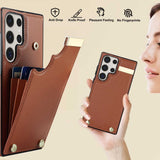 Card Hardware Organ Leather Phone Case