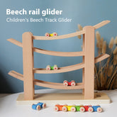 Baby Beech Grounder Track Inertia Walker Car Children Training Visual Grasping Ability Baby Early Education 1 Year Old