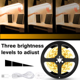 Cabinet light sensor light with soft light with waterproof led light bar