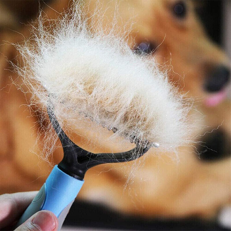Grooming Brush For Pet Dog Cat Deshedding Tool Rake Comb Fur Remover Reduce 2-Side Dematting Tool For Dogs Cats Pets Grooming Brush Double Sided Shedding And Dematting Undercoat Rake Hair Removal Comb Grooming Brush For Pet Dog Cat Deshedding Tool Rake Comb Fur Remover Reduce 2-Side Dematting Tool For Dogs Cats Pets Grooming Brush Double Sided Shedding And Dematting Undercoat Rake Hair Removal Comb