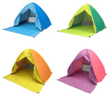 Sunscreen Shelter Tent Anti-UV Pop Up Beach Canopy Outdoor Camping Hiking Tent Traveling Easy Carrying Portable Parts