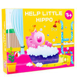 Children's Hippo Bathing Puzzle Board Game