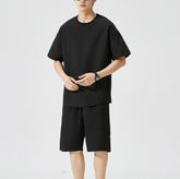 Pair With A Two Piece Set Of Loose Casual Sports Short Sleeved Shorts