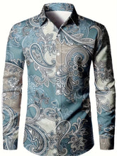 Men's 3D Digital Printed Shirt in American Style