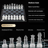 Frosted Glass Chess Puzzle Game
