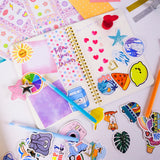 Ҳисоби дасти зодрӯзи духтари тӯҳфа Scrapbook Дафтарчаи Дафтари кӯдакон