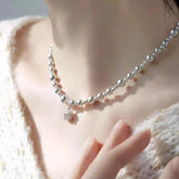 Bubble Cube Candy Women's All-match Clavicle Chain Neck Chain Bracelet Earrings