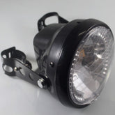 Motorcycle Headlight Turn Signal Indicator Blinker Light With Bracket Headlamp For Cafe Racer