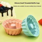 Silicone Muffin Cup Cake Mold Making