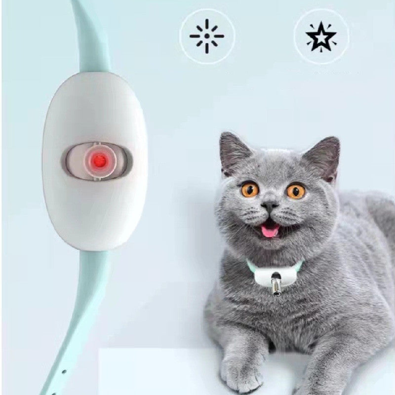 Automatic Cat Toy Smart Laser Teasing Cat Collar Electric USB Charging Kitten Amusing Toys Interactive Training Pet Items Automatic Cat Toy Smart Laser Teasing Cat Collar Electric USB Charging Kitten Amusing Toys Interactive Training Pet Items