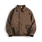 Fashionable Maillard Student Jacket for Men and Women