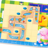 Children's Hippo Bathing Puzzle Board Game