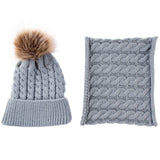 Baby Winter Caps + Scarf Set