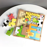 Wooden fun puzzle