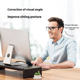 Monitor Elevated Rack USB Extended Folding Computer Desktop Storage Desktop Riser Base Bracket Heightened