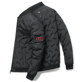 Lightweight men's jacket with white duck down