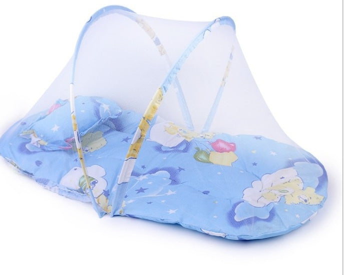 Portable Foldable Baby Kids Infant Bed Dot Zipper Mosquito Net Tent Sleeping Cushion Portable Foldable Baby Kids Infant Bed Dot Zipper Mosquito Net Tent Sleeping Cushion