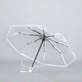 Transparent umbrella female folding umbrella