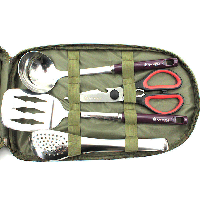 8pcs Camp Kitchen Cooking Utensil Set Travel Organizer Grill Accessories Portable Compact Gear For BBQ Camping Hiking 8pcs Camp Kitchen Cooking Utensil Set Travel Organizer Grill Accessories Portable Compact Gear For BBQ Camping Hiking