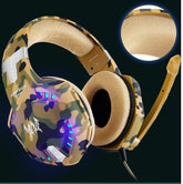 Camouflage computer headset