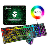 Комплект светящейся клавиатуры и мыши Kuiying T6RGB