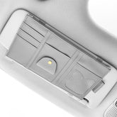Car Sun Visor Organizer Storage Holder Full Leather Wrap
