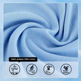 Зимний чисто-голубой топ с длинными рукавами