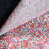 Blue Color Mushroom Long-fiber Cotton Printing Baby Girl's Clothing Dress Fabric