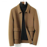 Men's Coat Thickened Double-sided Wool Casual Wool Lapel Coat