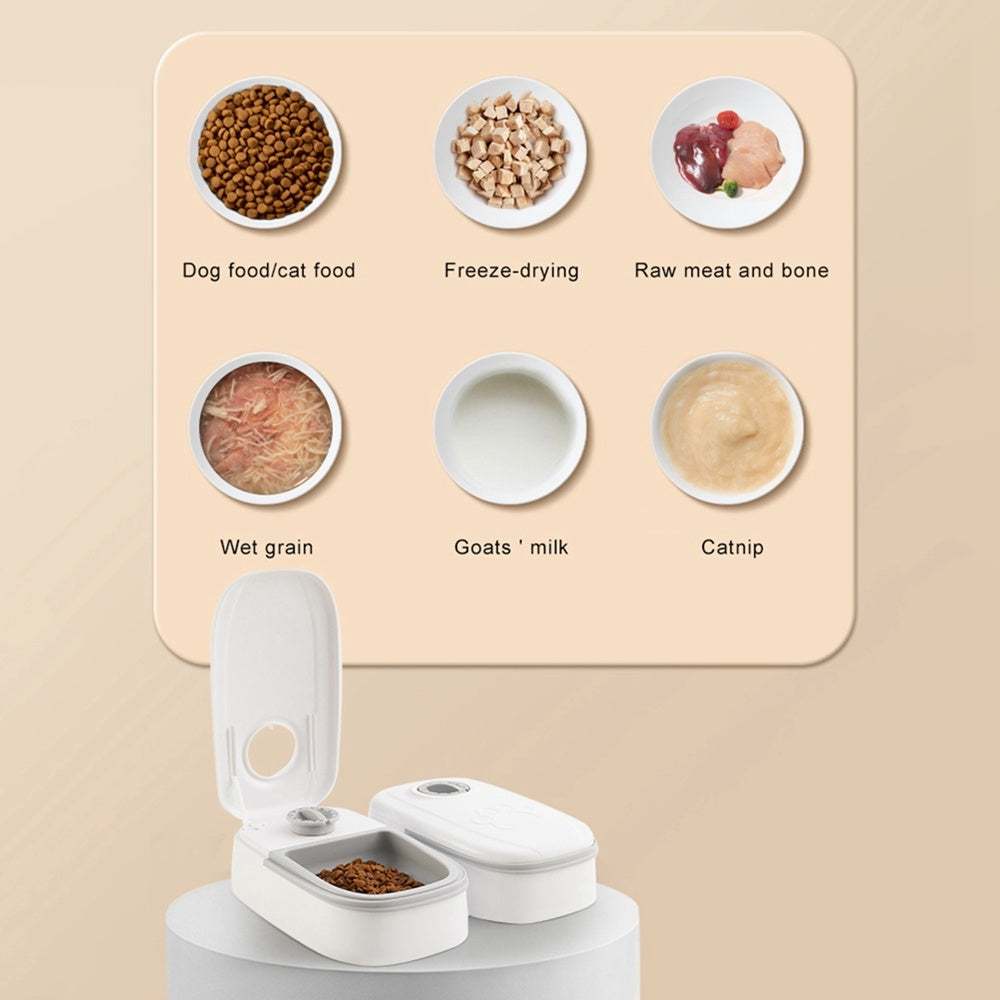Automatic Pet Feeder Smart Food Dispenser For Cats Dogs Timer Stainless Steel Bowl Auto Dog Cat Pet Feeding Pets Supplies Automatic Pet Feeder Smart Food Dispenser For Cats Dogs Timer Stainless Steel Bowl Auto Dog Cat Pet Feeding Pets Supplies