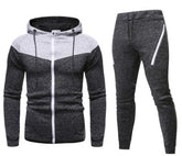 Men's Leisure And Comfortable Sports Patchwork Suit Sweater