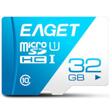 EAGET T1 Micro SD Card 64GB 32GB 16GB Memory Card 128GB TF Card Class10 UHS-I 80MB S Microsd Memory Card For Smartphone