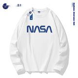 Мужская и женская осенняя новая хлопковая круглая горловина модная нижняя рубашка верхняя одежда