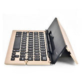 Compatible with Apple, Compatible with Apple , Universel Sclim En Aluminum Pliable Sans Fil Bluetooth Clavier Pour IOS Windows Android Tablette Ou SmartPhone Pour iPad Samsung