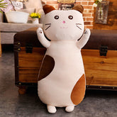 Soft Cat Cute Pillow Multi-purpose Soft Stretch Velvet Dolls For Children