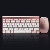 2.4G Wireless Keyboard and Mouse Portable Mini Keyboard Mouse Combo Set for Laptop Notebook Mac Desktop PC Computer Smart TV PS4