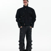 Heavy Industry Multi-pocket Function Cargo Jacket Coat