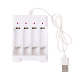 Battery Charger Adapter 1.2V Universal Smart 4Slot Rechargeable Battery Charger Adapter USB Plug