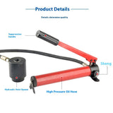 Manual Hydraulic Puncher Stainless Steel Sheet Metal Punching Machine