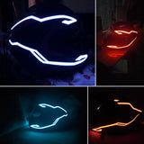 Helmet light bar