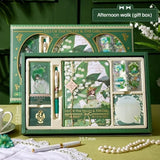 Handbook Set Gift Box Cute Girl Handbook Korean High Beauty Stationery Diary Office Supplies Cuadernos Gift Student Stationery