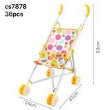 Girls Playing House Baby Stroller Toy