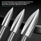 Furniture Tea Table Wood Carving Root Carving Grinding And Polishing Tools 5pc Graver Set